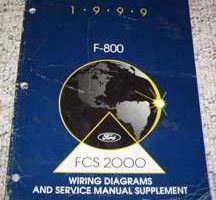 1999 Ford F-800 Truck Service Manual Supplement