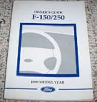 1999 Ford F-150 & F-250 Truck Owner Operator User Guide Manual