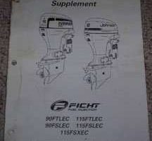 1999 Johnson 90 & 115 HP Ficht Injection Models Service Manual Supplement