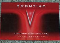 1999 Pontiac Firebird & Trans Am Owner's Manual