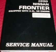 1999 Nissan Frontier 3.3L VG Engine Service Manual