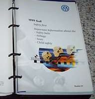 1999 Volkswagen Golf & GTI IV Owner's Manual