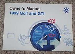 1999 Volkswagen Golf & GTI Owner's Manual