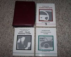 1999 Mercury Grand Marquis Owner's Manual Set