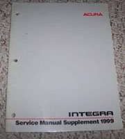 1999 Acura Integra Service Manual Supplement