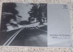 1999 Acura Integra 3-Door Owner's Manual