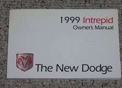 1999 Dodge Intrepid Owner's Manual