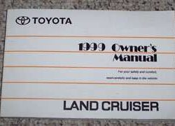 1999 Toyota Land Cruiser Owner's Manual