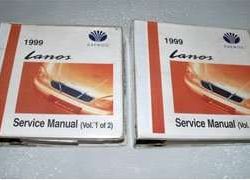 1999 Daewoo Lanos Service Manual