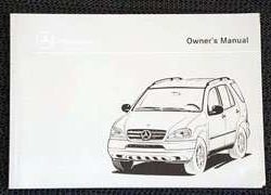 1999 Mercedes Benz ML320 & ML430 M-Class Owner's Manual