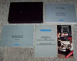 1999 Mazda MX-5 Miata Owner's Manual Set