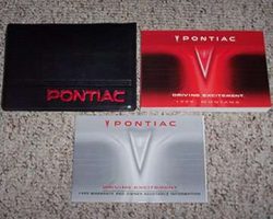 1999 Pontiac Montana Owner's Manual Set