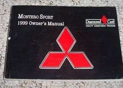 1999 Mitsubishi Montero Sport Owner's Manual