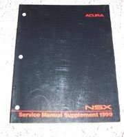 1999 Acura NSX Service Manual Supplement