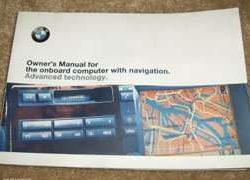 1999 BMW Z3 Navigation System Owner's Manual