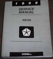 1999 Plymouth Neon Service Manual