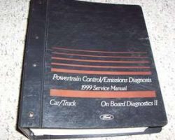 1999 Ford Econoline E-150, E-250 & E-350 OBD II Powertrain Control & Emissions Diagnosis Service Manual