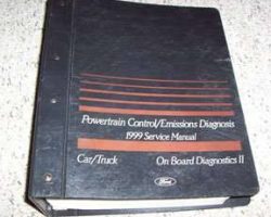 1999 Mercury Mountaineer OBD II Powertrain Control & Emissions Diagnosis Service Manual