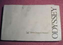 1999 Honda Odyssey Owner's Manual