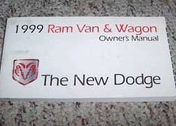 1999 Dodge Ram Van & Wagon Owner's Manual