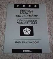 1999 Dodge Ram Van & Wagon Compressed Natural Gas Service Manual Supplement