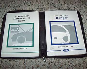 1999 Ford Ranger Owner's Manual Set