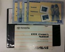 1999 Toyota Rav4 Owner's Manual Set