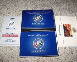 1999 Buick Regal Owner's Manual Set