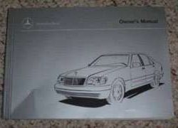 1999 Mercedes Benz S320, S420 & S500 S-Class Owner's Manual