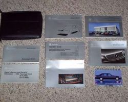 1999 Mercedes Benz S320, S420 & S500 S-Class Owner's Manual Set