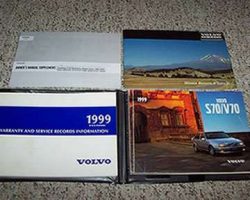 1999 Volvo S70 & V70 Owner's Manual Set