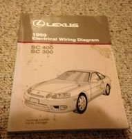 1999 Lexus SC400 & SC300 Electrical Wiring Diagram Manual