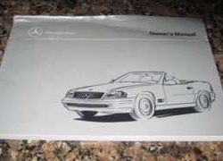 1999 Mercedes Benz SL500 & SL600 SL-Class Owner's Manual