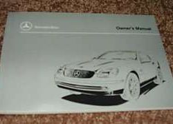 1999 Mercedes Benz SLK230 Owner's Manual