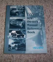 1999 Isuzu Amigo Owner's Manual Reference Book