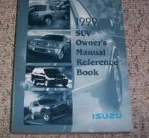 1999 Isuzu Hombre Owner's Manual Reference Book