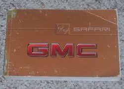 1999 GMC Safari Owner's Manual