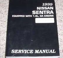 1999 Nissan Sentra 1.6L GA Engine Service Manual