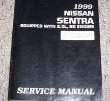 1999 Nissan Sentra 2.0L SR Engine Service Manual