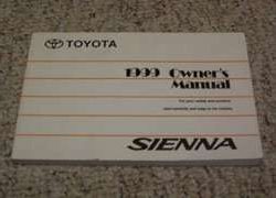 1999 Toyota Sienna Owner's Manual