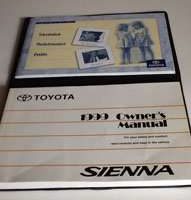 1999 Toyota Sienna Owner's Manual Set