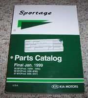 1999 Kia Sportage Parts Catalog