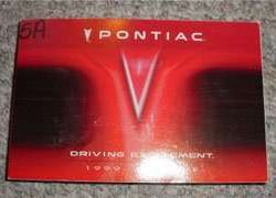 1999 Pontiac Sunfire Owner's Manual