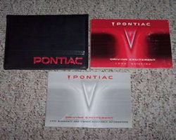 1999 Pontiac Sunfire Owner's Manual Set