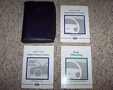 1999 Ford F-550 Super Duty Truck Owner's Manual Set