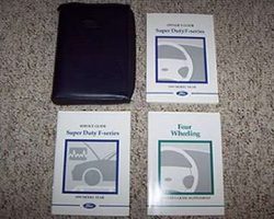 1999 Ford F-450 Super Duty Truck Owner's Operator Manual User Guide Set