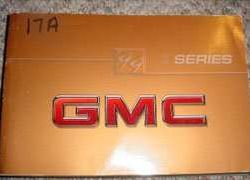 1999 GMC T-Series Owner's Manual