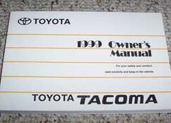 1999 Toyota Tacoma Owner's Manual