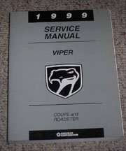 1999 Dodge Viper Service Manual