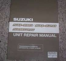 1999 Suzuki Vitara & Grand Vitara Unit Repair Manual